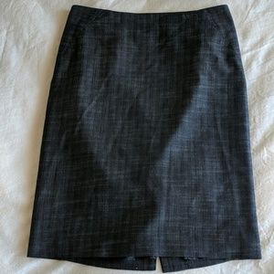 Lined work skirt
